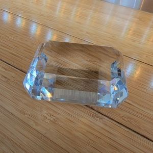 Vintage Tiffany & Co. Glass Crystal Paperweight